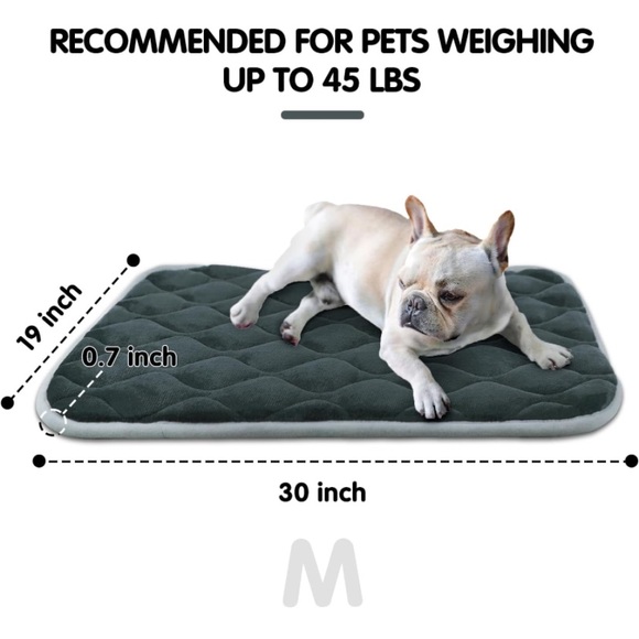 NEW Open Box furrybaby Dog Bed Mat Soft Crate Mat with Anti-Slip Bottom Machine - Picture 4 of 7